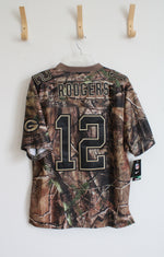 NEW NFL #12 Rodgers Packers Camo Jersey | 44