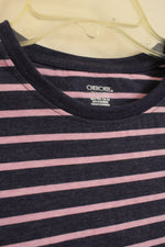 Cherokee Blue and Pink Striped Shirt | XL