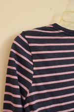 Cherokee Blue and Pink Striped Shirt | XL