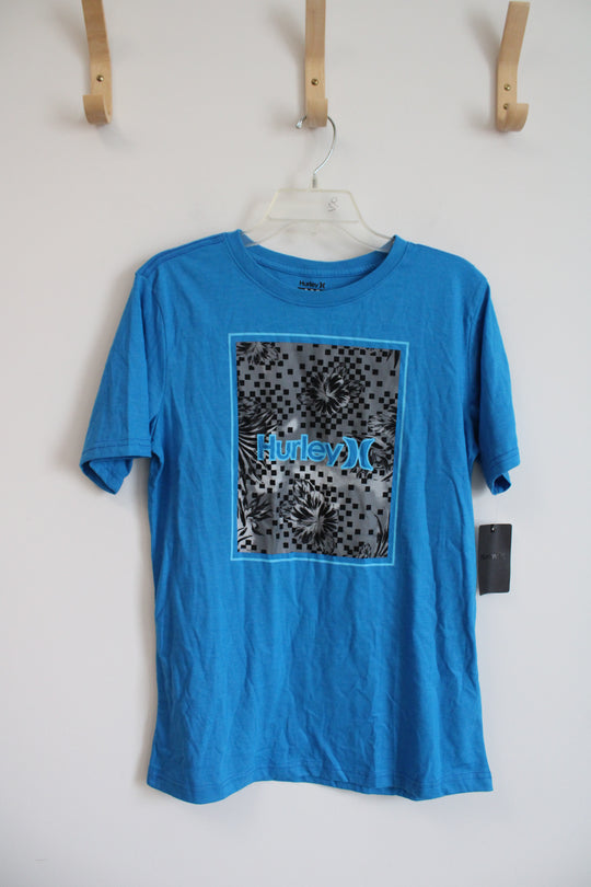 NEW Hurley Blue Logo Shirt | Youth XL