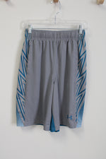 Under Armour Gray Blue Athletic Shorts | S