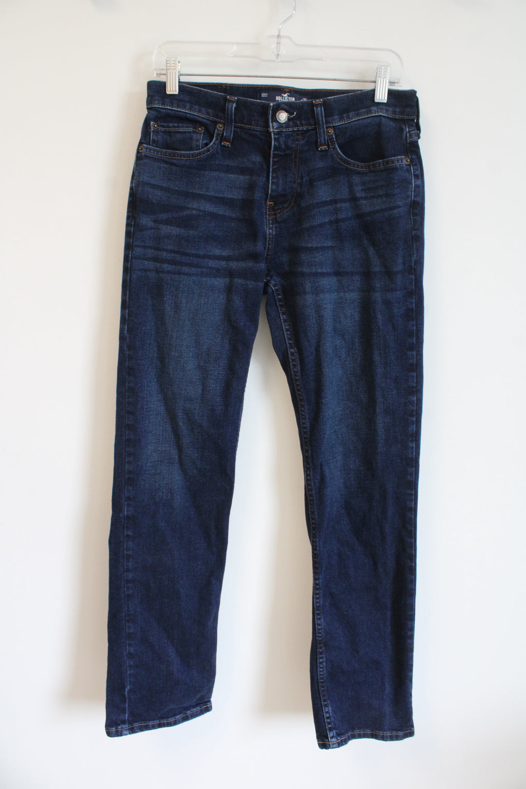 Hollister Straight Fit Dark Wash Epic Flex Jeans | 29X32