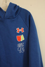 Under Armour Blue Graffiti Logo Sweatshirt | M