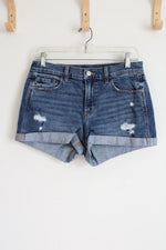 Old Navy Mid Rise Boyfriend Jean Shorts | 4