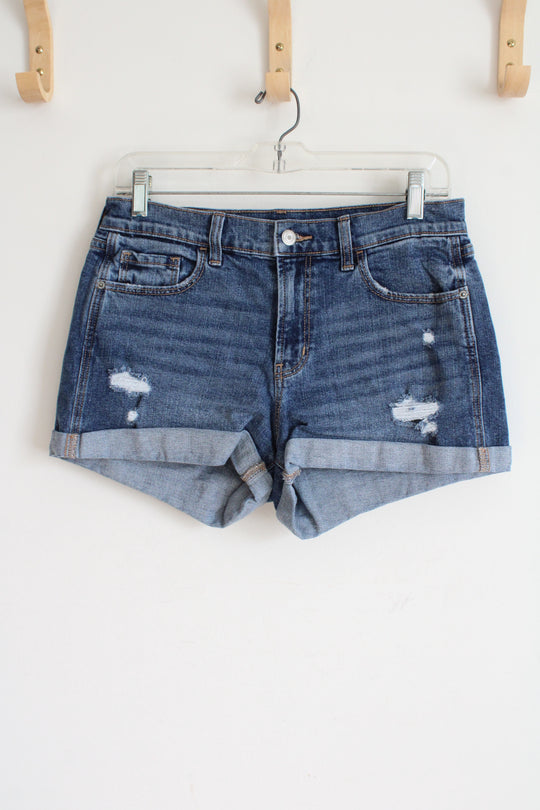 Old Navy Mid Rise Boyfriend Jean Shorts | 4