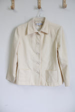 Harve Benard Pale Yellow Jacket | 16 Petite