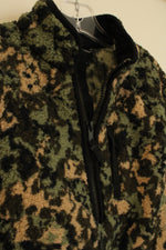 New Art Class Camo Sherpa Fleece with Top Zipper | 6/7