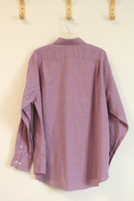 Tommy Hilfiger Regular Fit + Stretch Wrinkle Free Purple Shirt | XL