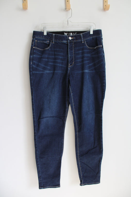 White House Black Market Dark Wash Skinny Jeans | 14R