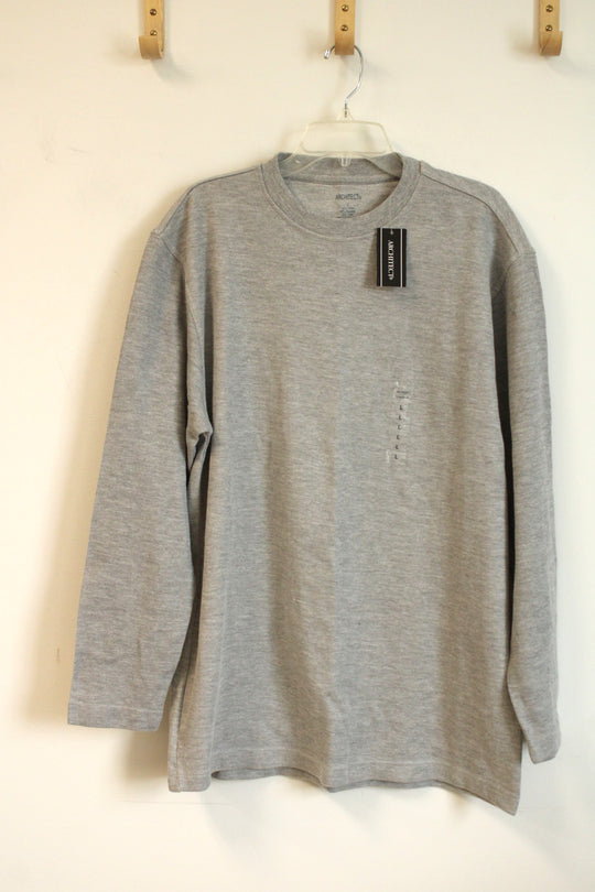 NEW Architect Long Sleeve Crewneck Gray Shirt | L