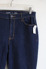 NEW Old Navy High-Rise Straight Dark Wash Jeans | 10