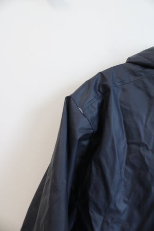 The Black Dog Dark Navy Blue Rain Coat | Youth M (7/8)