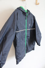 The Black Dog Dark Navy Blue Rain Coat | Youth M (7/8)