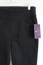 NEW Gloria Vanderbilt Amanda Pull-On Black Pants | 8