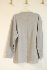 NEW Architect Long Sleeve Crewneck Gray Shirt | L