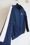 Under Armour Navy Blue Zip Up Light Jacket | Youth M (10/12)