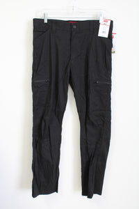 NEW Wrangler Straight Fit Black Nylon Cargo Pants | 32X30