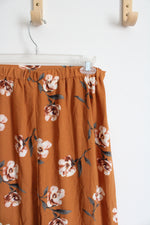 NEW Xhilaration Orange Ruffle Wrap Skirt | M