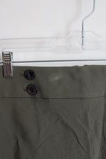 Calvin Klein Olive Green Pencil Skirt | 12