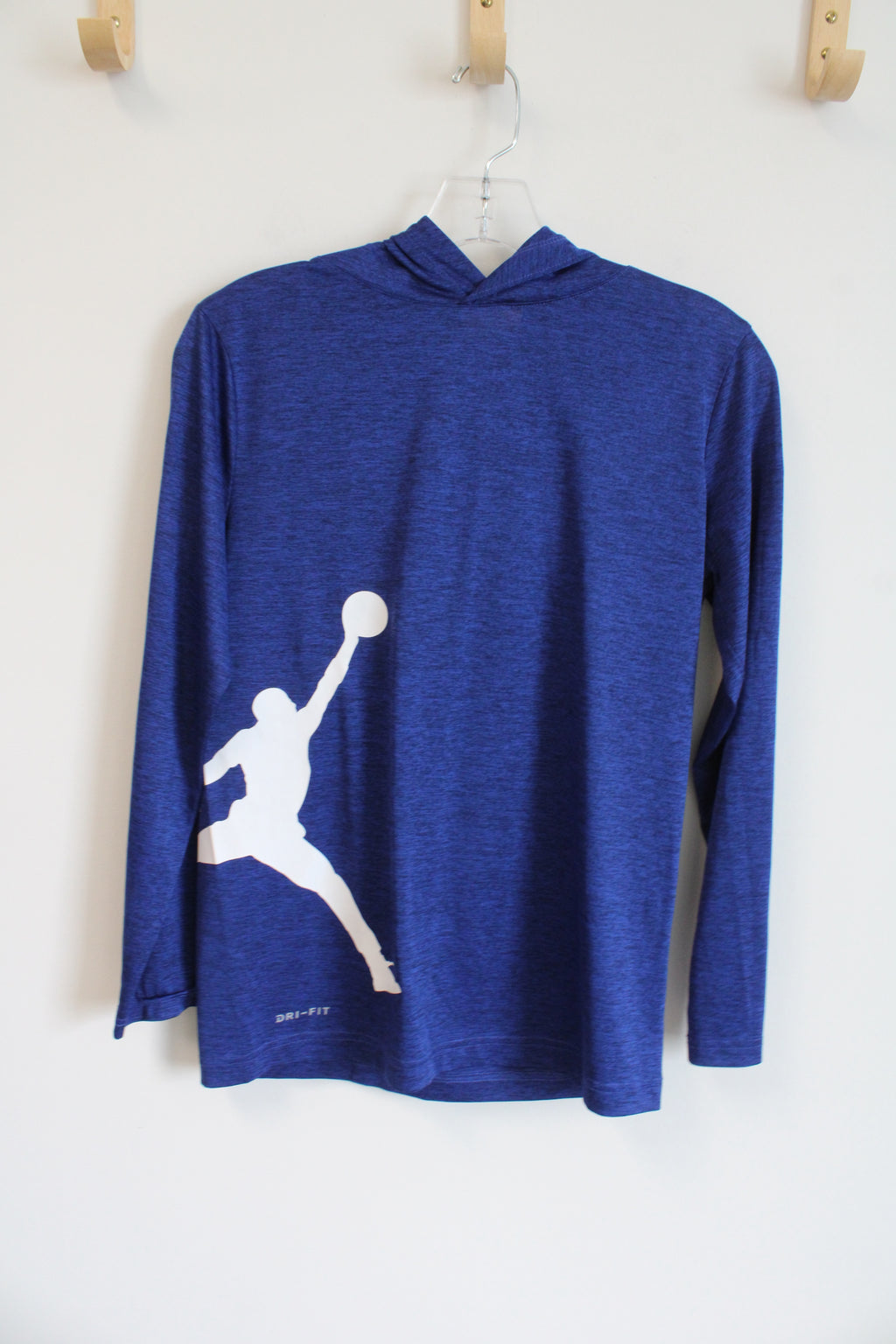 Air Jordan Cobalt Blue Lightweight Hoodie Top | Youth L (12/13)