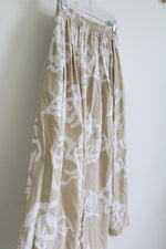 Vintage Gene Ewing Bis Tan Floral Skirt | M