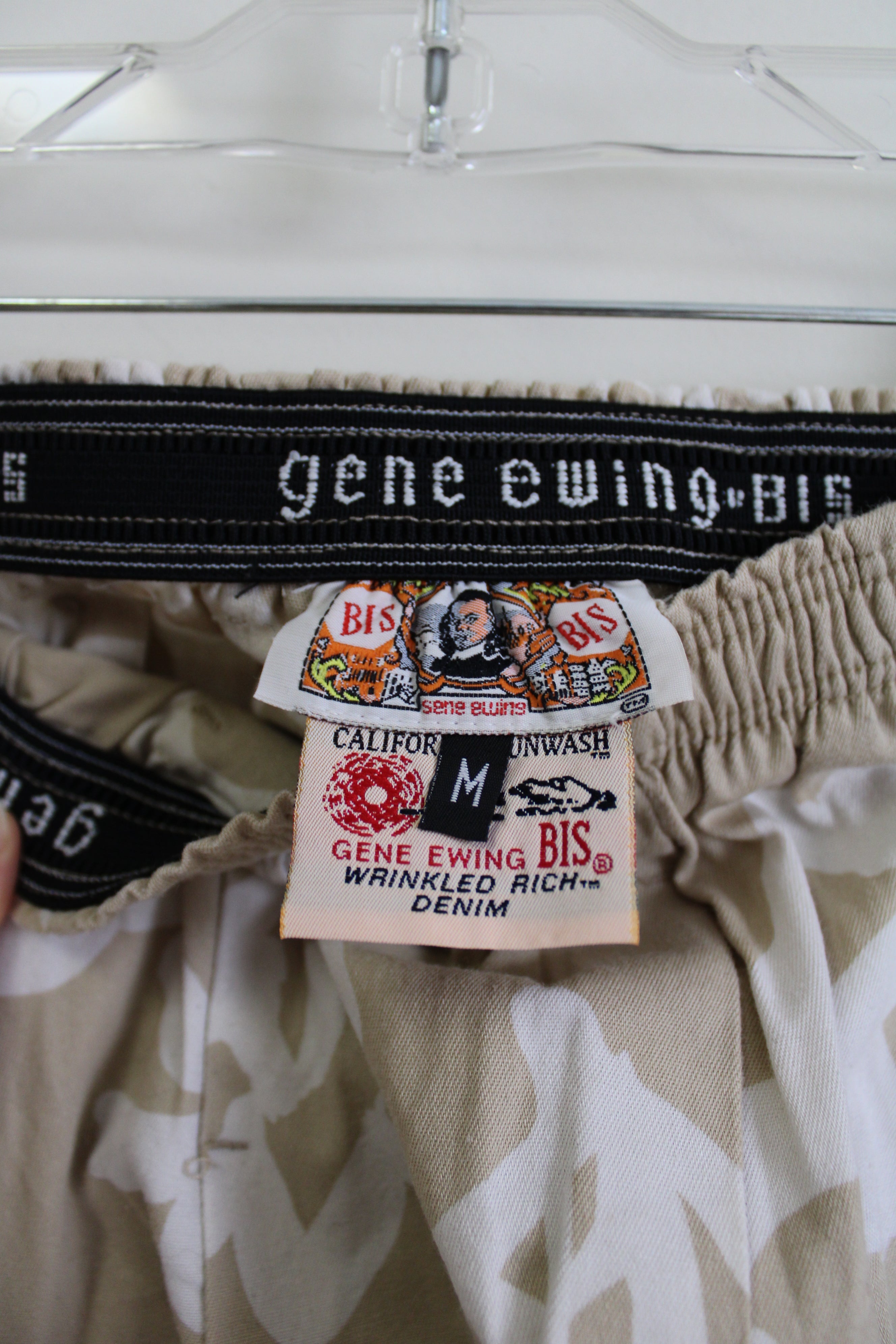 Vintage Gene Ewing Bis Tan Floral Skirt | M