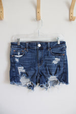 American Eagle Midi Distressed Jean Shorts | 10