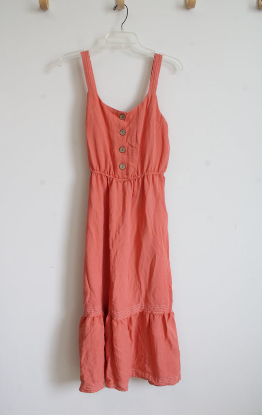 NEW Lauren Conrad Pastel Orange Dress | M