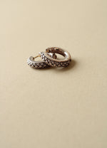Michael Dawkins Sterling/14K Pebble Caviar Large Hoop Earrings