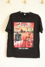 Eagles Vs Chiefs Super Bowl 57 LVII Commemorative T Shirt | L