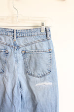 Forever 21 Light Wash Distressed Mom Jeans | 25/2