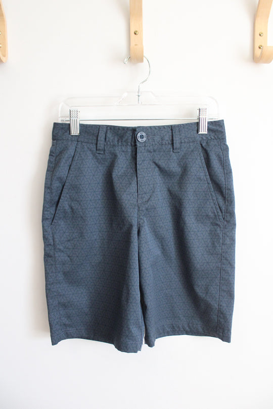Under Armour Blue Gray Shorts | Youth 12