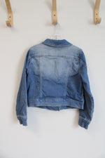 Squeeze Light Wash Denim Jacket | 7/8
