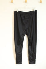 Nike Black Dri-Fit Tapered Ankle Zipped Sweat Pants | L