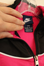 Nike Pink and Black Logo Jacket | 6 MO