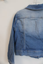 Squeeze Light Wash Denim Jacket | 7/8