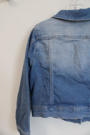 Squeeze Light Wash Denim Jacket | 7/8