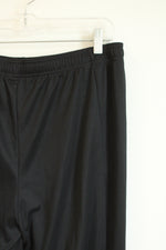 Nike Black Dri-Fit Tapered Ankle Zipped Sweat Pants | L