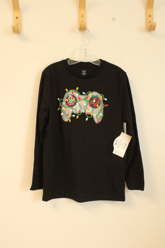 NEW Holiday Time Black Gamer Christmas Shirt | 8