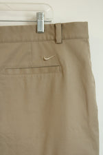 Nike Golf Standard Fit Dri-Fit Khaki Shorts| 42