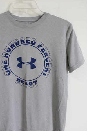 Under Armour Loose Fit Gray Shirt | Youth L (14/16)