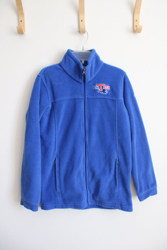 Columbia Blue LA Tech Fleece Full Zip Jacket | Youth LG (14/16)