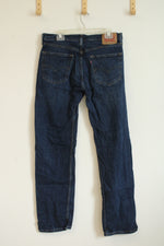 Levi 505 Straight Leg Dark Wash Jeans | 34X34