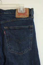 Levi 505 Straight Leg Dark Wash Jeans | 34X34