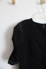 Who What Wear Black Corduroy Dress | XXL