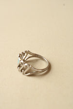 Turquoise Heart Sterling Silver Ring | Size 9