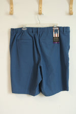 NEW Banana Republic Comfort Flat Front Blue Shorts | 40
