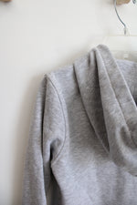 U.S. Polo Assn. Fleece Lined Gray Full Zip Jacket | Youth M (8)