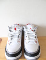 Nike Air Jordan 3 Retro Tinker Energy White Black & Fire Red Sneakers | Size 14