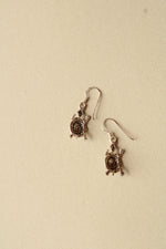 Sterling Silver Turtle Dangle Earrings